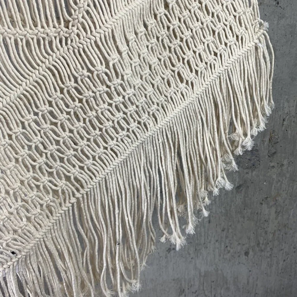 Macrame Table Runner Bohemian Home Decor Natural Cream 94